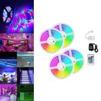 LED Strips Lights for Bedroom 3528 RGB Flexible Lights 20M Multicolor LED Light with 24 Key Remote for Christmas
