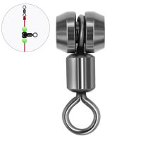 10pcs 3 Way Barrel Cross Fishing Swivel Heavy Duty Ball Bearing Connector Rolling Solid Ring Hook Fish Tacke Accessories Accessories