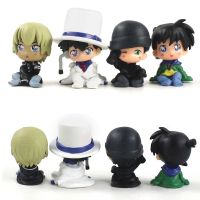 HOT!!!▼▩ pdh711 4pcs/set Detective Conan Case Closed Edogawa Konan Kaitou Kidd Furuya Rei Akai Shuuichi PVC Action Figure Model Toys