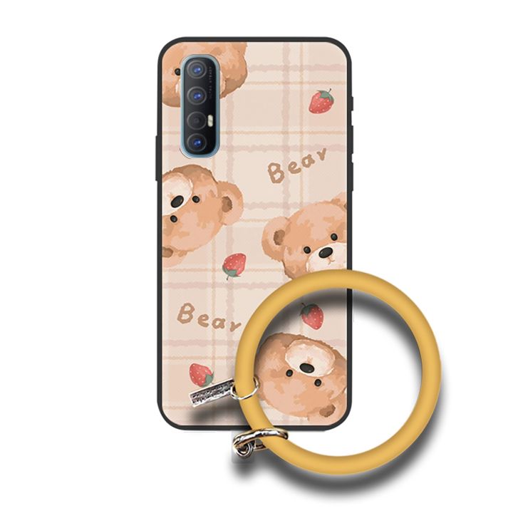 simple-couple-phone-case-for-oppo-reno3-pro-find-x2-neo-funny-trend-ring-personality-liquid-silicone-cartoon-cartoon