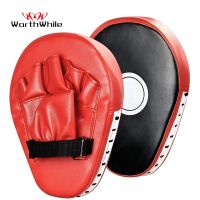 WorthWhile 1 Pair Kick Boxing Gloves Pad Punch Target Bag Men MMA PU Karate Muay Thai Free Fight Sanda Training Kids Equipment