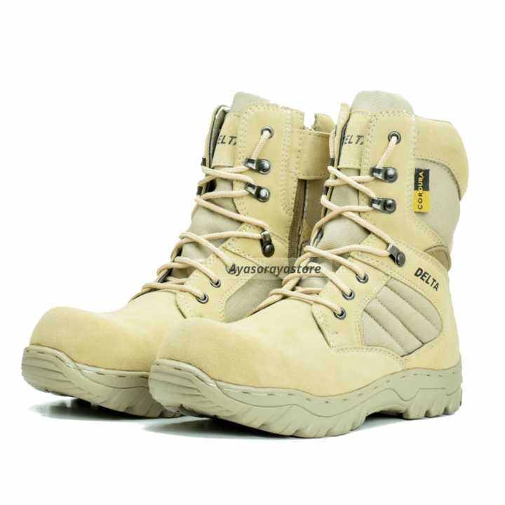 Sepatu Safety Boots Hiking Adventure Outdoor Bikers Touring Tactical
