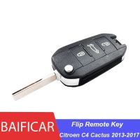 brand new Baificar Brand New 3 Button 46 Chip Remote Flip Folding Key Fob 433MHz 9807343777 5FA010 For Citroen C4 Cactus 2013 2017