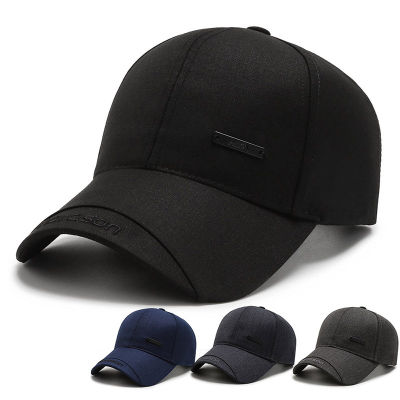 หมวกโบราณคุณภาพสูงสำหรับผู้ชายหมวกผ้าฝ้ายลำลองหมวกแก๊ปหมวกกันแดดสติกเกอร์ติดรถยนต์กันแดด Snapis