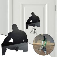 Metal Barry Wood Funny Key Holder Hook Creative Adult Wall Hanging Home Room Bedroom Door Key Hanger Holder Picture Hangers Hooks