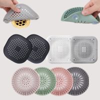 【hot】 Hair Filter Catcher Sink Anti-blocking Strainer Shower Floor Drain Stopper Silicone Deodorant Plug Accessories