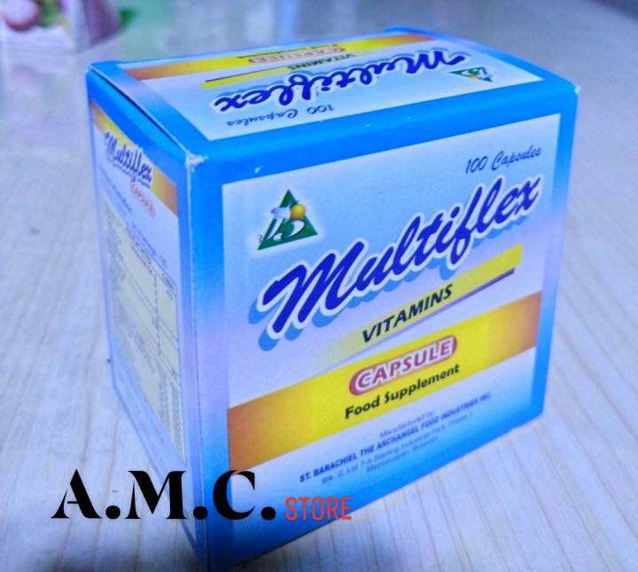 Multiflex MultiVitamins 100 Capsules FDA 79406 Lazada PH