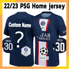 : Paris Messi Blue Home 22/23 Soccer Kids Jersey +