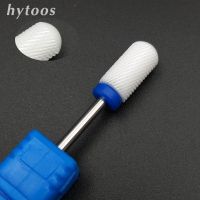 HOTZ HYTOOS Round Top Barrel Ceramic Nail Drill Bit 3/32 quot; Rotary Burr Bits For Manicure Nail Drill Accessory Milling Cutter Tools