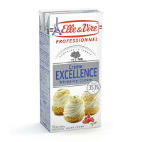 Elle &amp; Vire Excellence Whipping Cream วิปปิ้งครีม เอเล่ แอนด์เวียร์ ขนาด 1L.