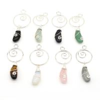 【cw】 Stone Pendants Irregular Agate for Jewelry Making Necklace Earrings ！