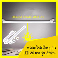 Bang Bonหลอดไฟ USB LED 36 ดวง ใช้ไฟ หลอดไฟเสียบusb 5V พอร์ต USB ใช้ร่วมกับ Powerbank ได้ รุ่น LEDmobile2024-00G-Rat1ขนาด 52cm.