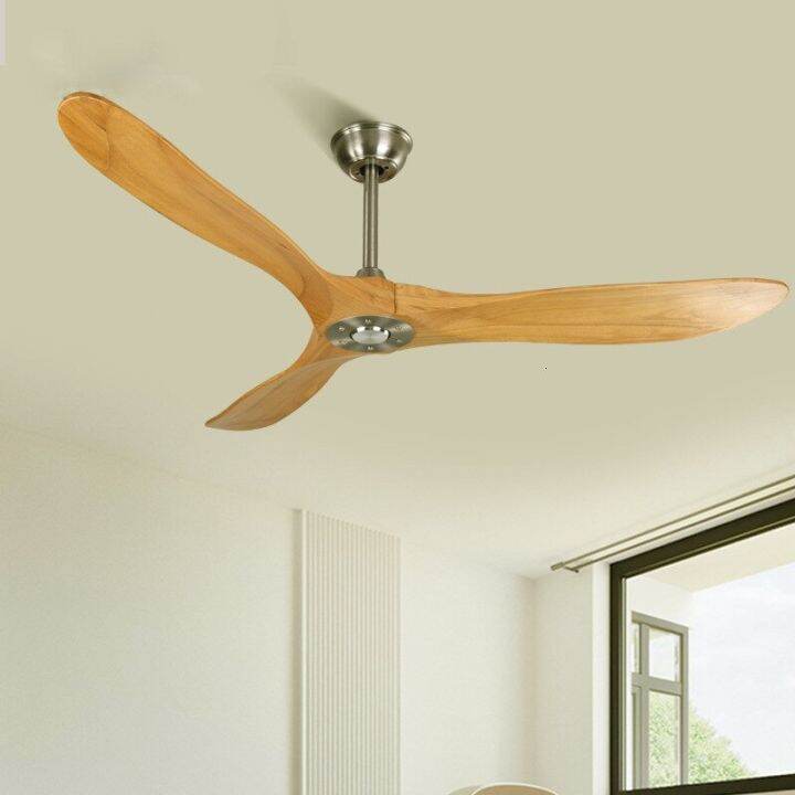 52 60 70Inch Big Size Wood Ceiling Fan110v 220V Industrial Vintage