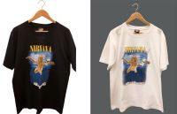 เสื้อวงNIRVANA เสื้อวง เสื้อทัวร์  ผ้ายืด ใส่สบาย (ไซส์ยุโรป)