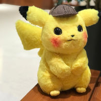 28cm Original Pokemon Detective Pikachu ของเล่นตุ๊กตาคุณภาพสูงน่ารักอะนิเมะของเล่นเด็กของขวัญของเล่นเด็กการ์ตูน Peluche Pikachu-WJJEE SHOP