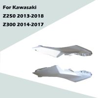 For Kawasaki Z250 2013-2018 Z300 2014-2017 Motorcycle Accessories Unpainted Rear Tail Side Cover ABS Injection Fairing