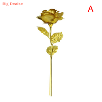 ?Big Dealse Galaxy carnation Eternal 24K ทองดอกไม้ฟอยล์พลาสติกประดิษฐ์ดอกกุหลาบวันวาเลนไทน์ของขวัญความงามดอกไม้สีทองสำหรับตกแต่งงานแต่งงาน