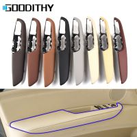 LHD Left Hand Driver Car Inner Door Handle Armrest Leather Outer Frame Support Replacement For BMW X5 X6 E70 E71 E72 2007-2013