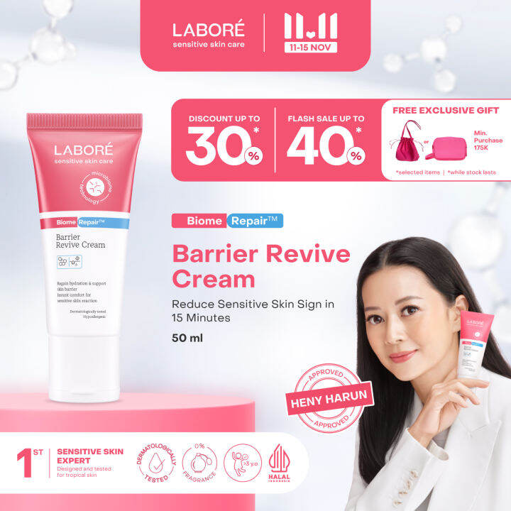 LABORE BiomeRepair Barrier Revive Cream 50ml - Krim Pelembab Kulit ...