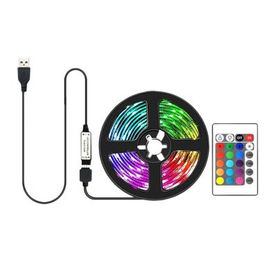 Led Lights with Waterproof 5050 Rgb Remote Control USB Tv Background Light 5V Led Color Changing Atmosphere Light