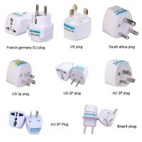 ✶▬┅ White iron 10A/16A 250V Travel Universal AU UK US EU Germany French Brazil Swiss South Africa adapter Plug Socket Convertor