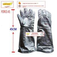 CASTONG 200 degrees High temperature gloves Aluminum foil + Insulation cotton fireproof gloves Anti-scald protection gloves