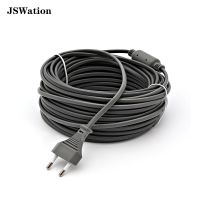 EU Plug-in Power Cord Self Regulating Heating Cable for Water pipe Freeze Protection  Reptiles  Heating przewody 220V Wires Leads Adapters