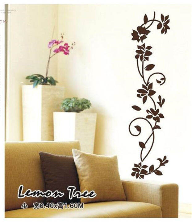 black-flower-vine-wall-stickers-refrigerator-window-cupboard-home-decorations-diy-home-decals-art-mural-posters-home-decor