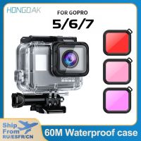 60m Underwater Waterproof Case Cover Fos GoPro Go Pro Hero 7 6 5 Black Diving Protective Housing Action Camera Accessories