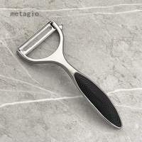 Metaggio 1ชิ้น/เซ็ตเครื่องปอกมันฝรั่งพร้อมที่จับกันลื่นผลไม้ Veggie แครอท Peeler Good Grips หมุน Peeler