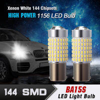 2ชิ้น AMBOTHER 144 SMD BA15S 1156รถยนต์แสงสัญญาณไฟกะพริบไฟ LED หลอดไฟไฟหน้ามุม