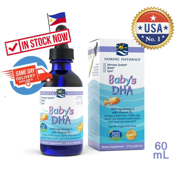 Nordic Naturals Baby’s DHA, 1050 mg Omega3 + 300 IU Vitamin D3 2 oz