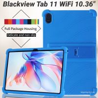 ฝามีขาตั้งซิลิคอนอ่อนนุ่ม4มุมสำหรับ Blackview Tab 11เคส WiFi 10.36 "Tablet Funda สำหรับ Blackview Tab11 Wi-Fi