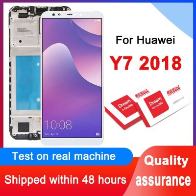 100 Tested 5.99 LCD For Huawei Y7 2018 LCD / Y7 Pro 2018 Display Touch Screen Digitizer Assembly For Y7 Prime 2018 LCD Panel