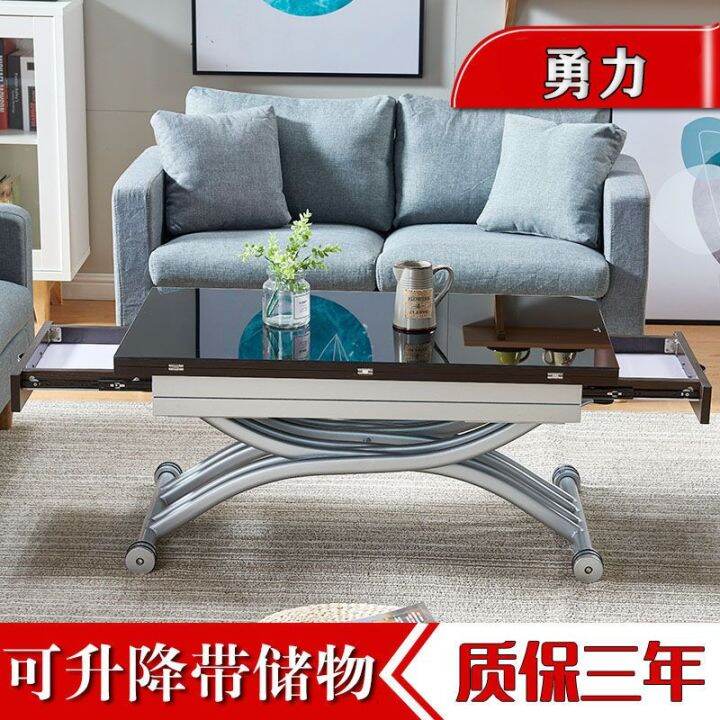 Spot parcel post Hydraulic Stone Plate Lifting Coffee Table Changing