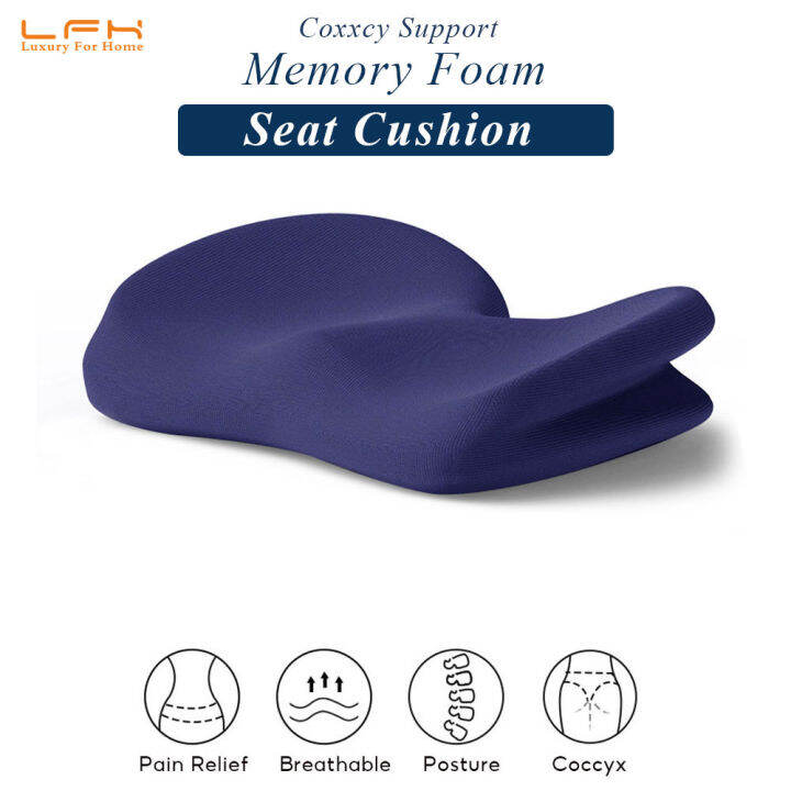 Seat Cushion Office Chair Pillow for Long Sitting Memory Foam Chair Pad