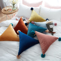 Nordic Style Unique Triangle Shape Cushion Removable and Washable Throw Pillows Home Living Room Decoration Shooting Props