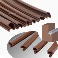 【hot】┇✢∋ 1 wooden door gasket silicone rubber seal strip weatherstrip caulking