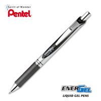 Pentel Energel Deluxe ปากกาหมึกเจล เพนเทล แบบกด 0.7mm BL77 - หมึกสีดำ