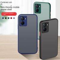 Realme 10 C35 C33 C30s C30ปุ่มคอนทราสต์ผิวเคสพลาสติกผิวสัมผัสเคสนิ่มใส่โทรศัพท์เคสกันกระแทก