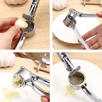 1pcs Garlic Press Crusher Kitchen Cooking Vegetables Ginger Squeezer Masher Handheld Ginger Mincer Tools Kitchen Accessories