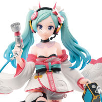 Dynamic Original Banpresto Anime Action Figures Miku Kimono Racing Car Dress PVC Model Toy Colletible Kawaii Cute Cartoon Dolls