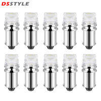 DSstyles 10แพ็ค BA9S 2835ไฟ LED 3SMD ชุดหลอดไฟ12V 300LM 6000K อัลตร้าสว่างเครื่องมือแผงเกจหลอดไฟแผงไฟแดชบอร์ด