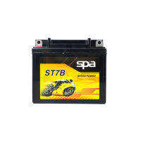 แบตเตอรี่รถมอเตอร์ไซค์ ST7B Spa (แบตเตอรี่ชนิดแห้ง ไม่ต้องเติมน้ำกรด / Motorcycle battery)