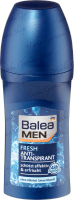 Balea Men Deodorant Roll-On Fresh Anti-Transpirant, 50ml ลูกกลิ้งระงับเหงื่อและกลิ่นกาย ปราศจากแอลกอฮอล์ นำเข้าจากเยอรมัน