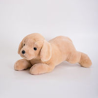 Lying Dog Throw Pillow Plush Toy Labrador Small Golden Retriever Doll Doll Bed Sleeping Girl Ragdoll