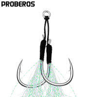 PROBEROS เบ็ดตกปลาทะเลจำนวน5ชิ้น,เบ็ดตกปลาทำจากเหล็กกล้าคาร์บอนสูงช่วยตะขอ11 #13 #15 #16 #18 #19 #20 # SZ062/SZ065