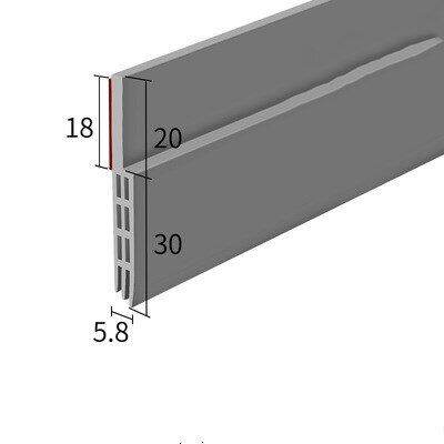 hot-k-ประตูบานปิดผนึกรอยต่อยาว1เมตร-ประตูกันเสียงประตูแถบฉนวนกันความร้อนแถบปิดผนึกประตูโรงแรมแถบปิดผนึกกันลมกันฝุ่น