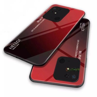 ส่งจากไทย Case Xiaomi Redmi 10C เคสกระจกสองสี เคสเงาไล่สี เคสโทรศัพท์ เสี่ยวมี่ เรดมี10C ขอบนิ่ม เคสกันกระแทก เคสกระจก
