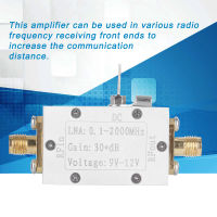 เครื่องขยายสัญญาณบรอดแบนด์ RF เครื่องขยายสัญญาณ LNA อลูมิเนียมอัลลอยด์สำหรับวิทยุ FM สำหรับตัวรับสัญญาณรีโมทคอนโทรล